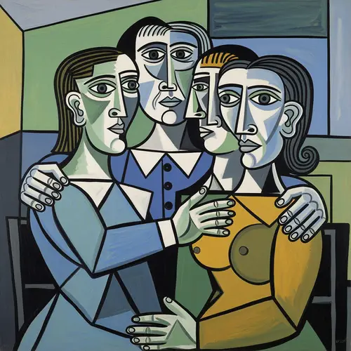 Friendship in the Style of Picasso