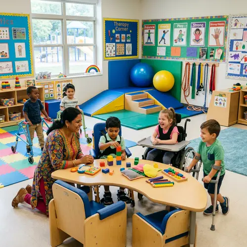 Inclusive Motor Skills Classroom for Children