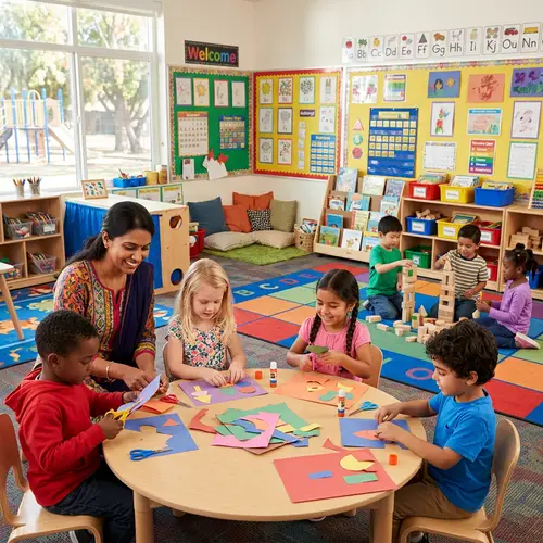 Engaging Kindergarten Classroom without Gymnasium