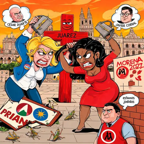 Chihuahua Political Cartoon: 2027 Street Satire