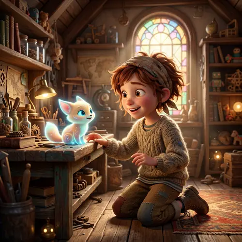 Pixar-Style 3D Animation: Charming & Expressive Art
