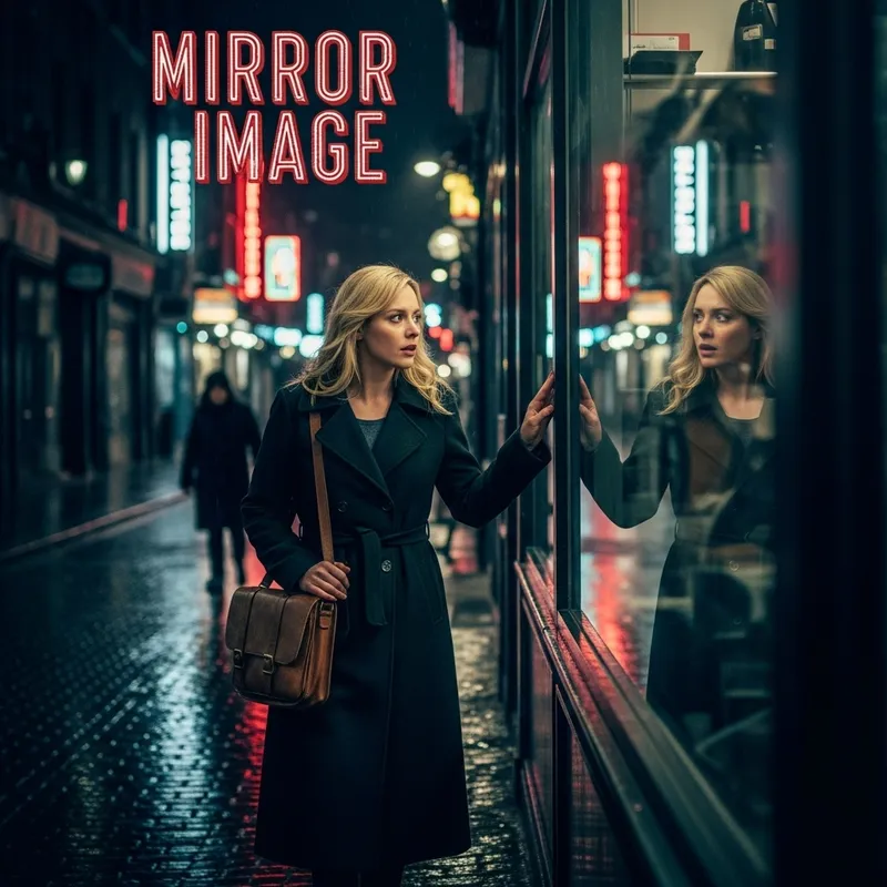 Mirror Image: A Gripping Film Poster Mirror Image: A Gripping Film Poster