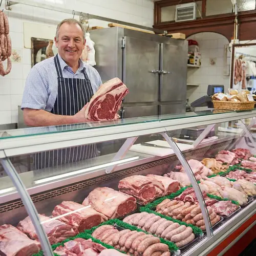 Expert Butcher with Quality Meat Selection