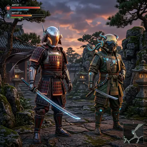 Daft Punk Are Sekiro-Styled Characters: A Vision of Fusion