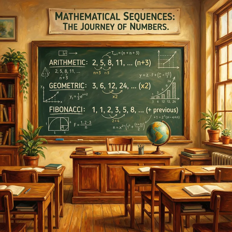 Nostalgic Mathematical Sequences Illustration in Educational Setting Nostalgic Mathematical Sequences Illustration in Educational Setting