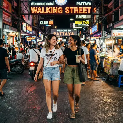 Trendy Thai Girls in Pattaya | Casual Shorts Fashion