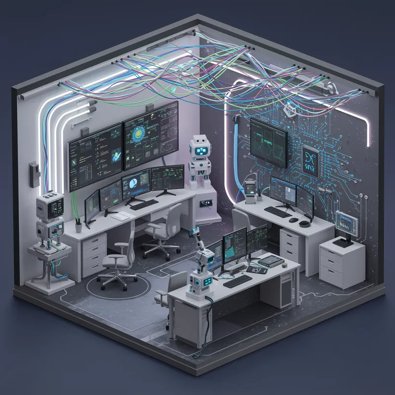 3D Model of ICT and AI Room Setup