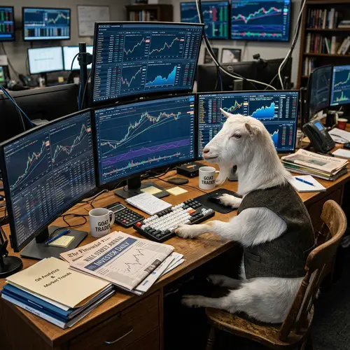 Goat Analyzing Financial Market Trends