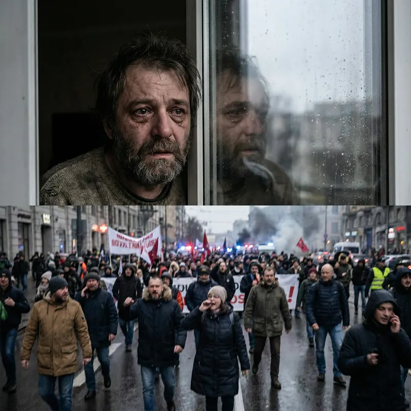 Social Chaos: Middle-Aged Man's Shocking View