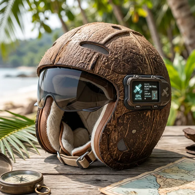 Coconut Helmet with GPS Technology