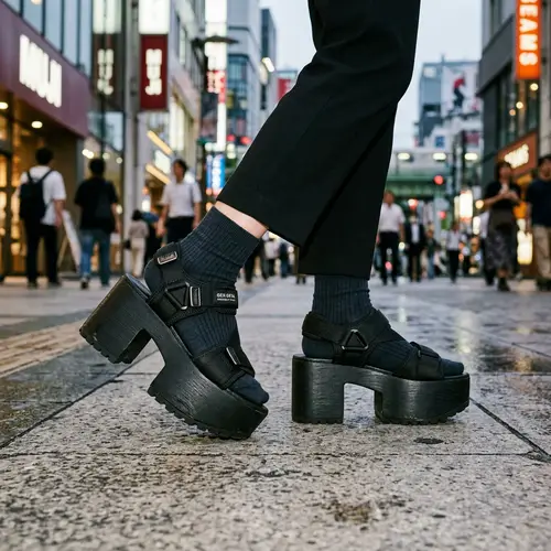 Modern Geta Style Shoes for Contemporary Fashion