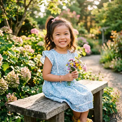 Cute Little Girl Named Linh