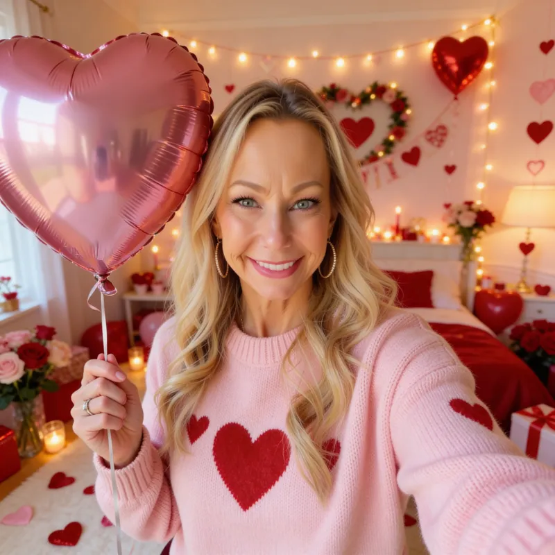 Cute Valentine's Sweater for a Romantic Look