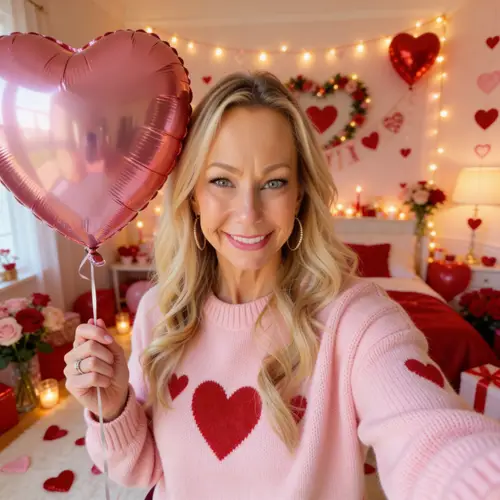 Cute Valentine's Sweater for a Romantic Look