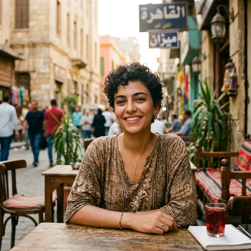 Libra Egyptian Woman with Short Hair Libra Egyptian Woman with Short Hair
