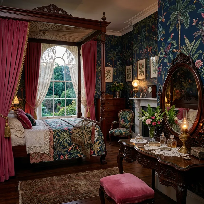 Botanical Victorian Bedroom Inspiration Botanical Victorian Bedroom Inspiration
