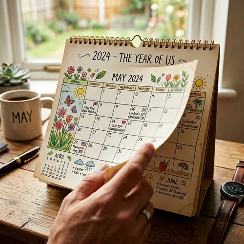 Hyper-Realistic Month Imagery: Seasons, Holidays & Time Progression