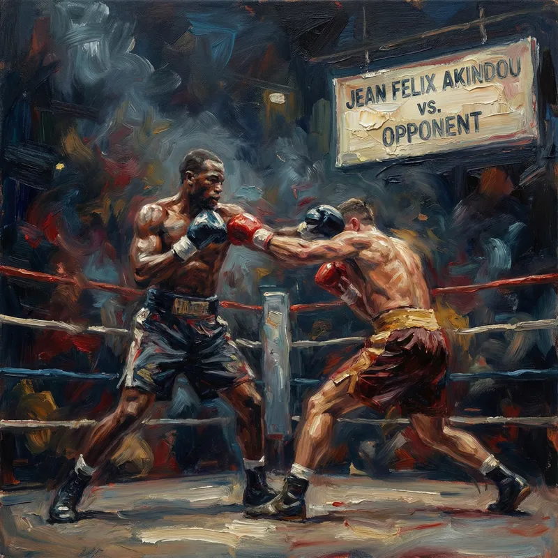 Dynamic Boxing Action with Jean Felix Akindou
