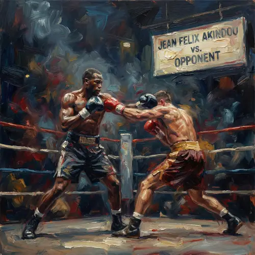 Dynamic Boxing Action with Jean Felix Akindou