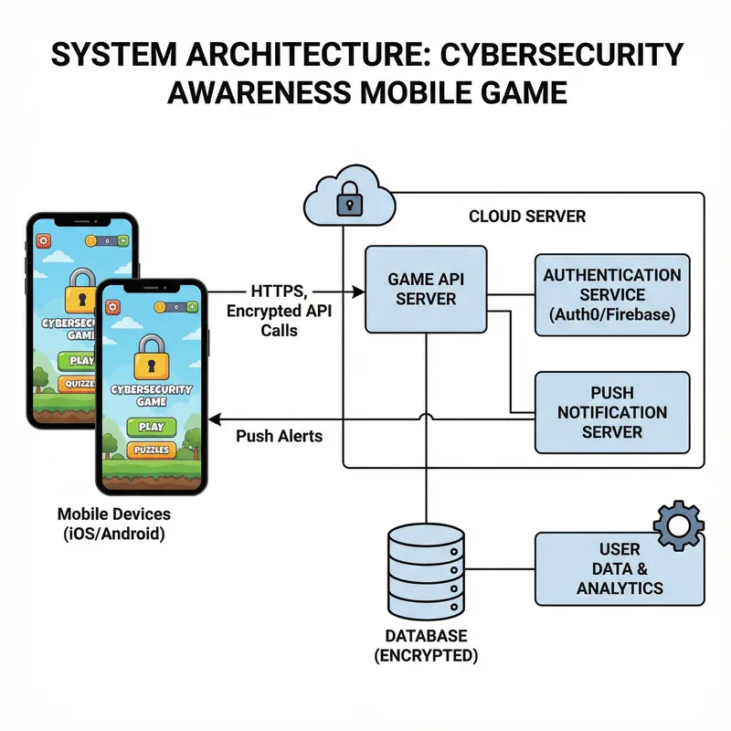 Secure Cyber Aware Mobile Game Architecture