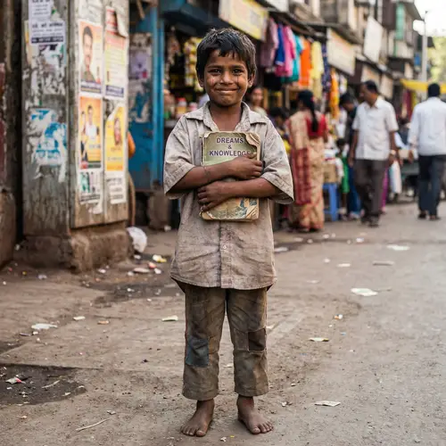 Resilient Spirit of a South Asian Boy | Poverty and Determination Captured
