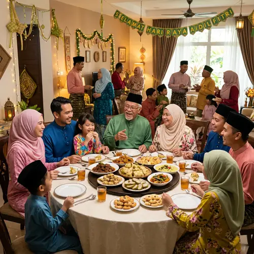Festive Hari Raya Celebration in Malaysia
