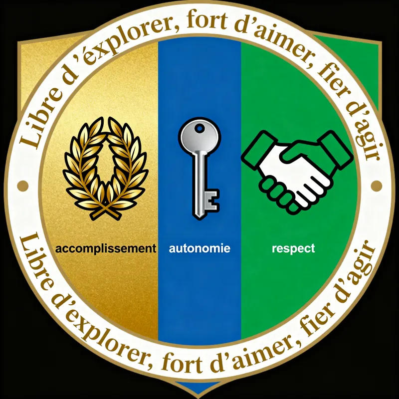 Custom Shield Design for Skills Representation Custom Shield Design for Skills Representation