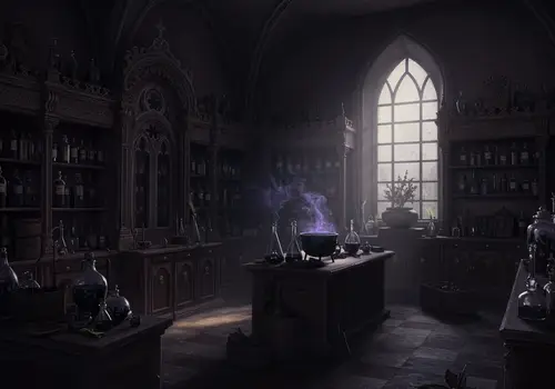 Gothic Apothecary: Mysterious Potions & Dark Elegance