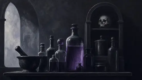Gothic Apothecary Art for E-commerce