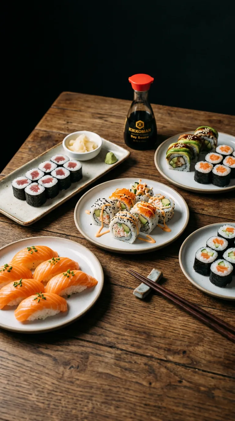 Elegant Sushi Photography - High-Quality Food Images Elegant Sushi Photography - High-Quality Food Images