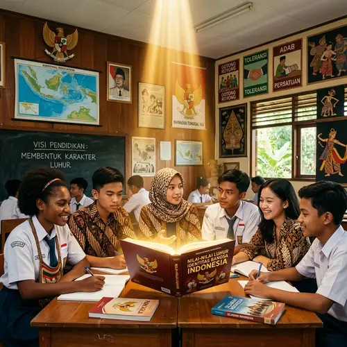 Strength of Indonesian Human Identity in National Education