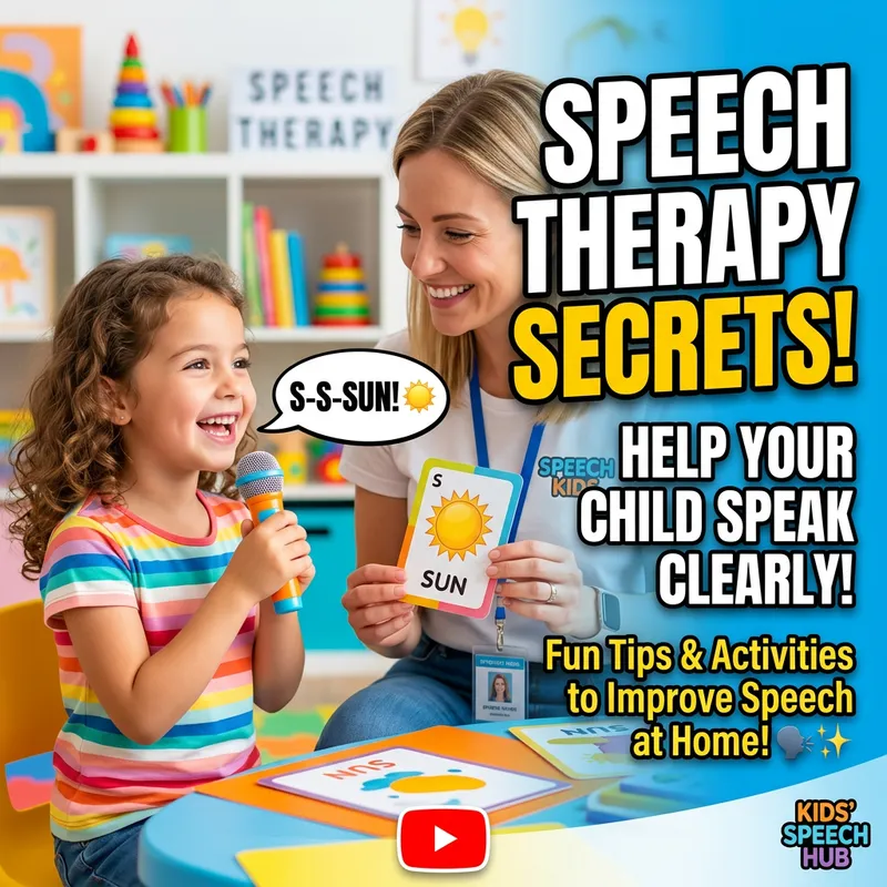 Speech Therapy Video Thumbnail Design