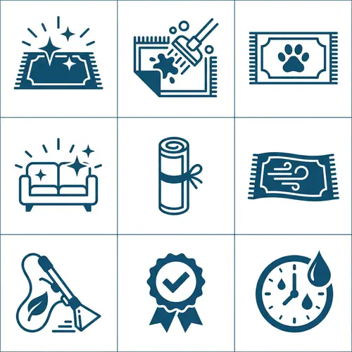 10 Unique Carpet Cleaning Icons for Your Service