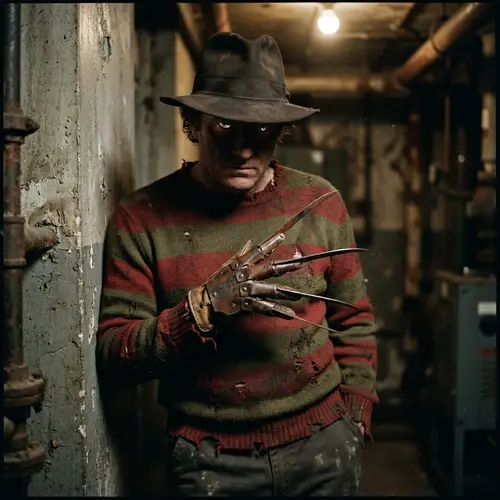 Kevin Bacon as Freddy Krueger | Hyper-Realistic Illustration