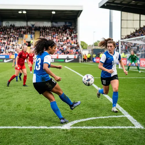 Hispanic vs Caucasian Girls Football Scene | Goal Clue