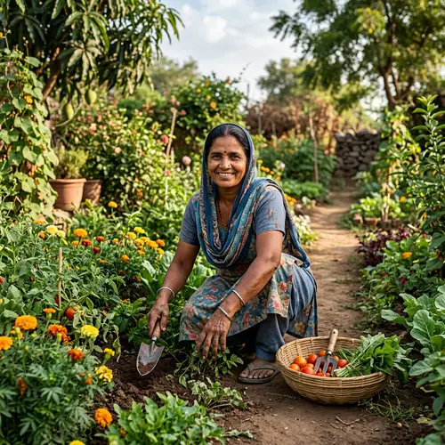 Skilled Indian Female Gardener Services