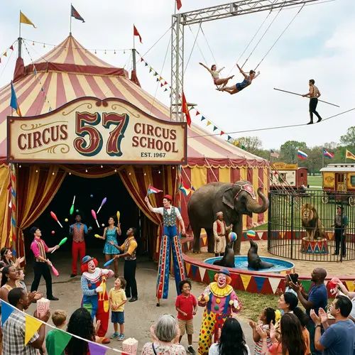 Circus School Showcase: Vibrant Acts & Performances | No.57 Canopy