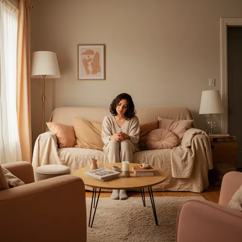 Cozy Interior: Serenity and Comfort in Lifestyle Photography