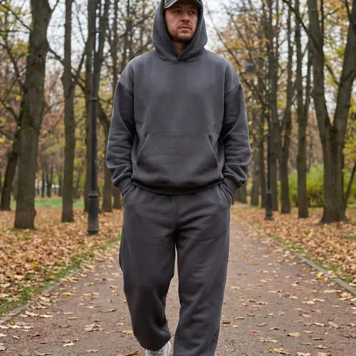 Men's Oversized Sport Suit with Hoodie | Athletic Comfort