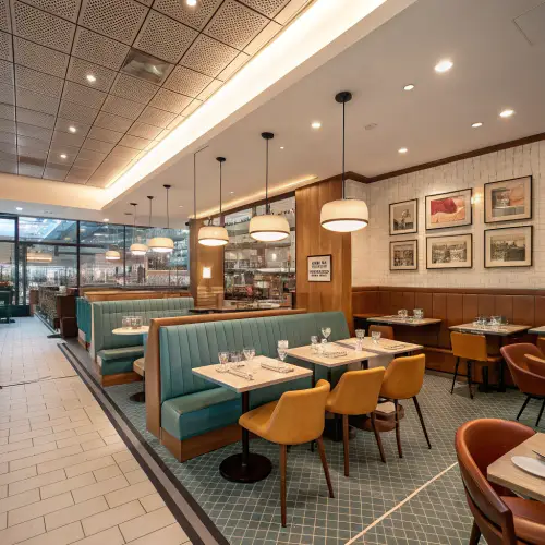 Mid-Century Modern Restaurant Interior Photography