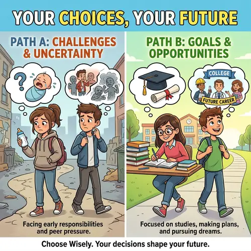 Animated Choices: Teen Pregnancy vs. Goals