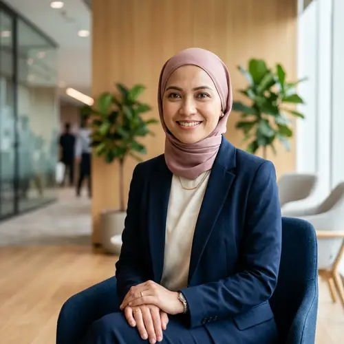 Professional Portrait of a Woman in Hijab