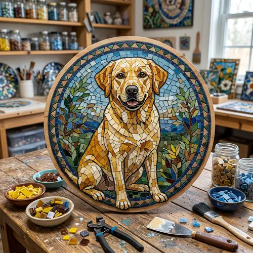 Labrador Dog Image for Mosaicking