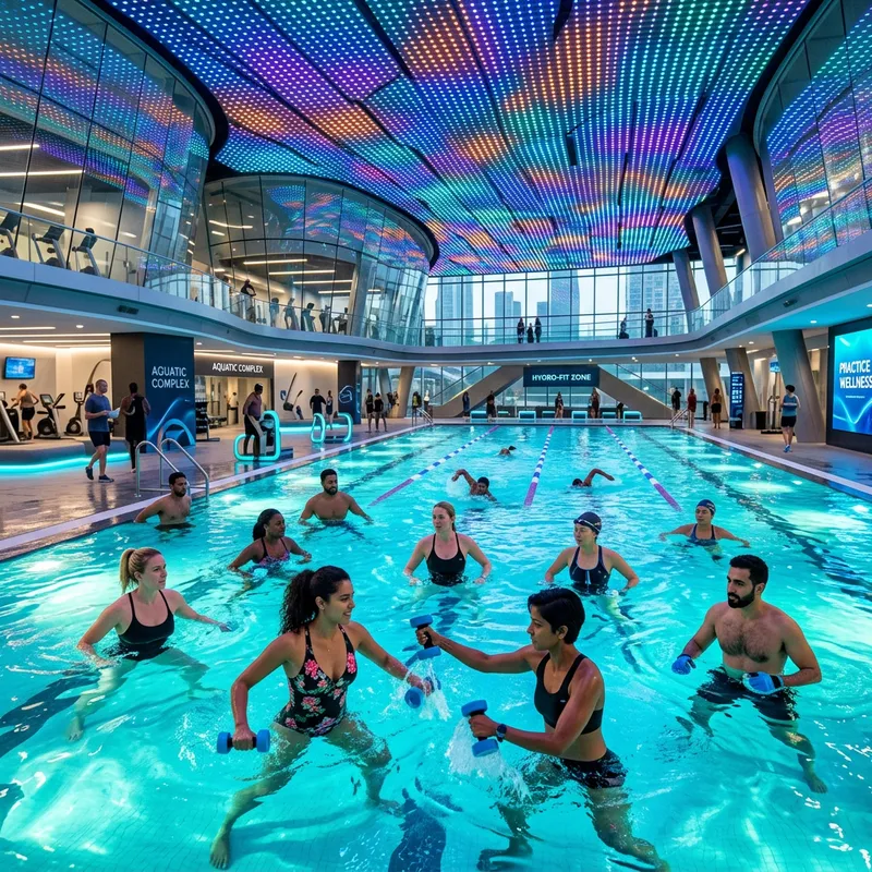 Futuristic Gymnasium: Advanced Water Exercises