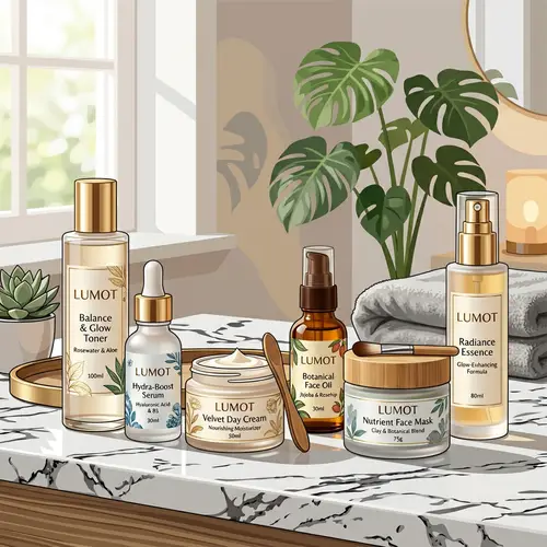 Luxurious Lumot Skincare Products Collection