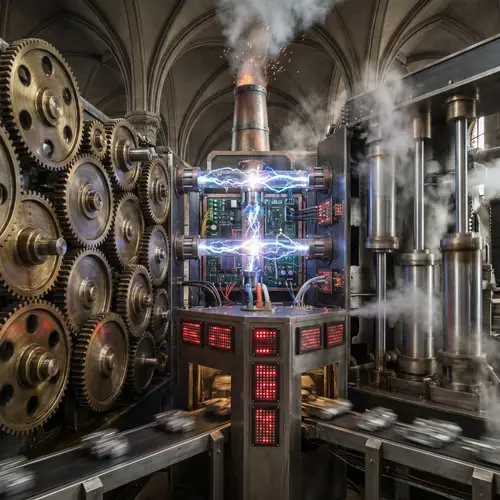 Kinetic Display of Mechanical, Electrical and Thermal Activities