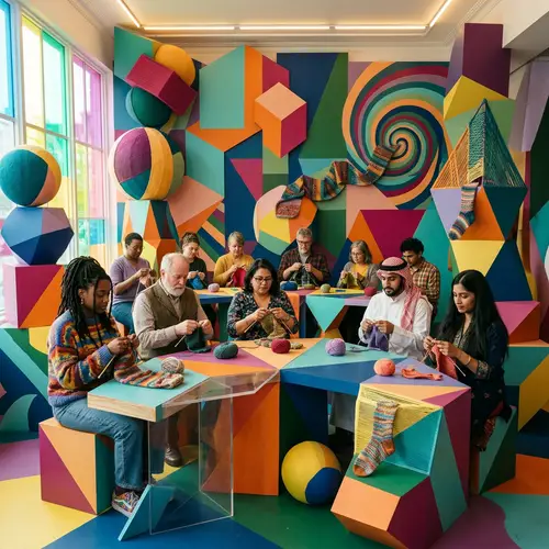 Knitting Challenge in Abstract Setting | Diverse Participants