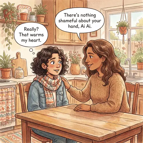 Heartwarming Interaction between Ai Ai and Her Mother | Emotional Illustration