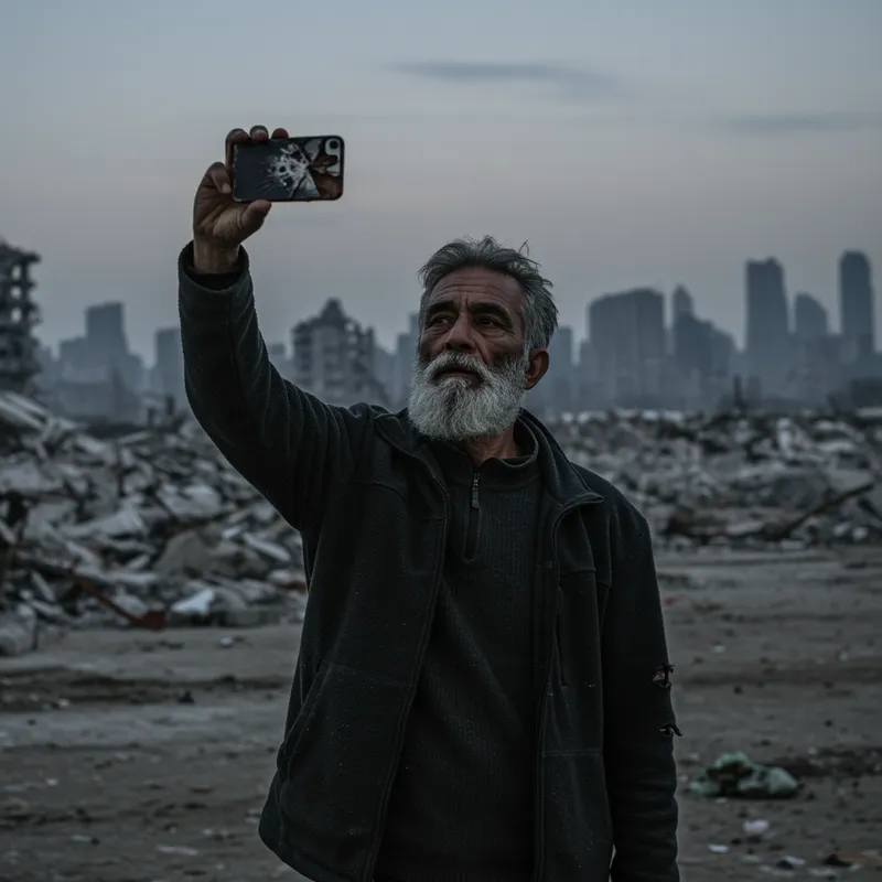 Last Selfie on Earth: A Captivating Image