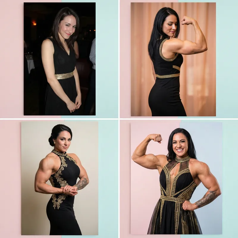 Embrace Strength: Confident Muscular Woman in Style